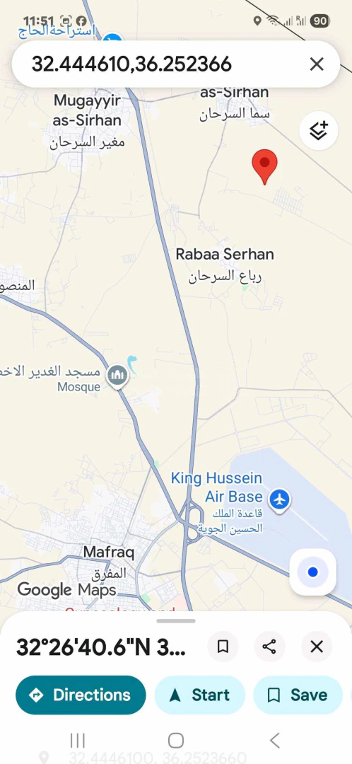 أرض في سما السرحان المفرق - 40,000 دأ - صورة 1