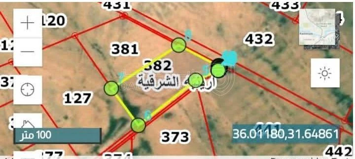 أرض في حوض الحمام  - 34,000 دأ - صورة 2