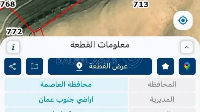 أرض في ارض للبيع في جنوب عمان - 5,000 دأ - صورة 1