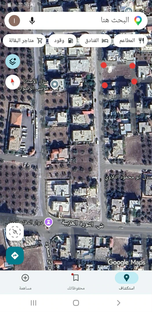 أرض في اربد البارحه  - 72,000 دأ - صورة 1