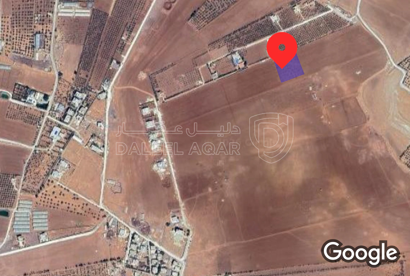 أرض في  مادبا جرينة الشرقي قطعه رقم ٦١٧ - 215,920 دأ - صورة NaN