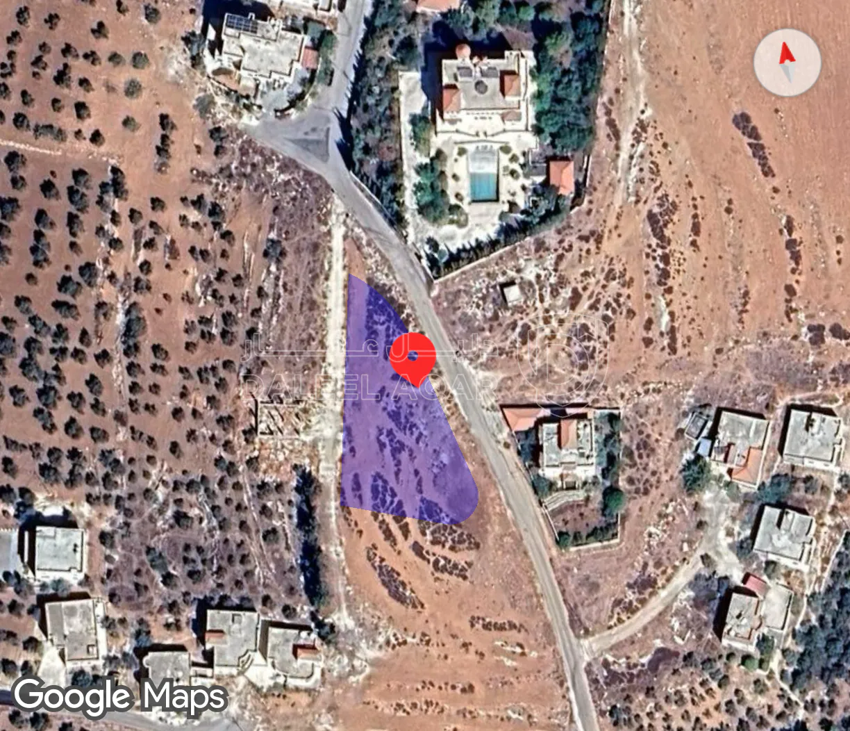 أرض في عمان ناعور بالقرب من مدارس ابن رشد الدولية - 250,000 دأ - صورة 1