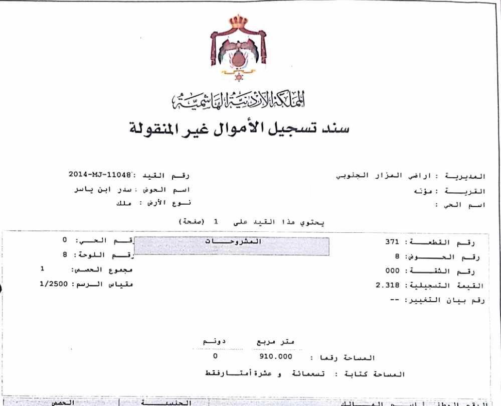 أرض في مؤته  - 28,000 دأ - صورة 1