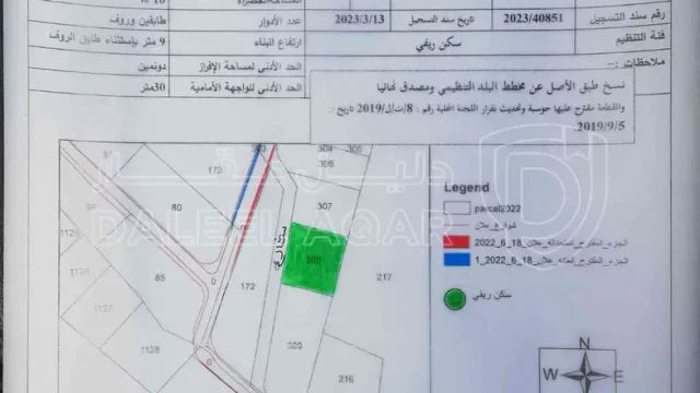 أرض - البلقاء، السلط، زي، ام العمد، جلعد - 95000 دأ