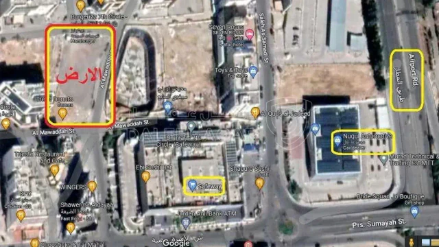 أرض - خلف سيفوي السابع - 3200000 دأ