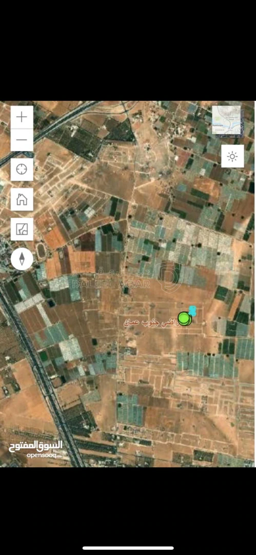 أرض في قطعة ارض ٥٠٠ م الطنيب جنوب عمان اسكان الامانه - 45,000 دأ - صورة 1