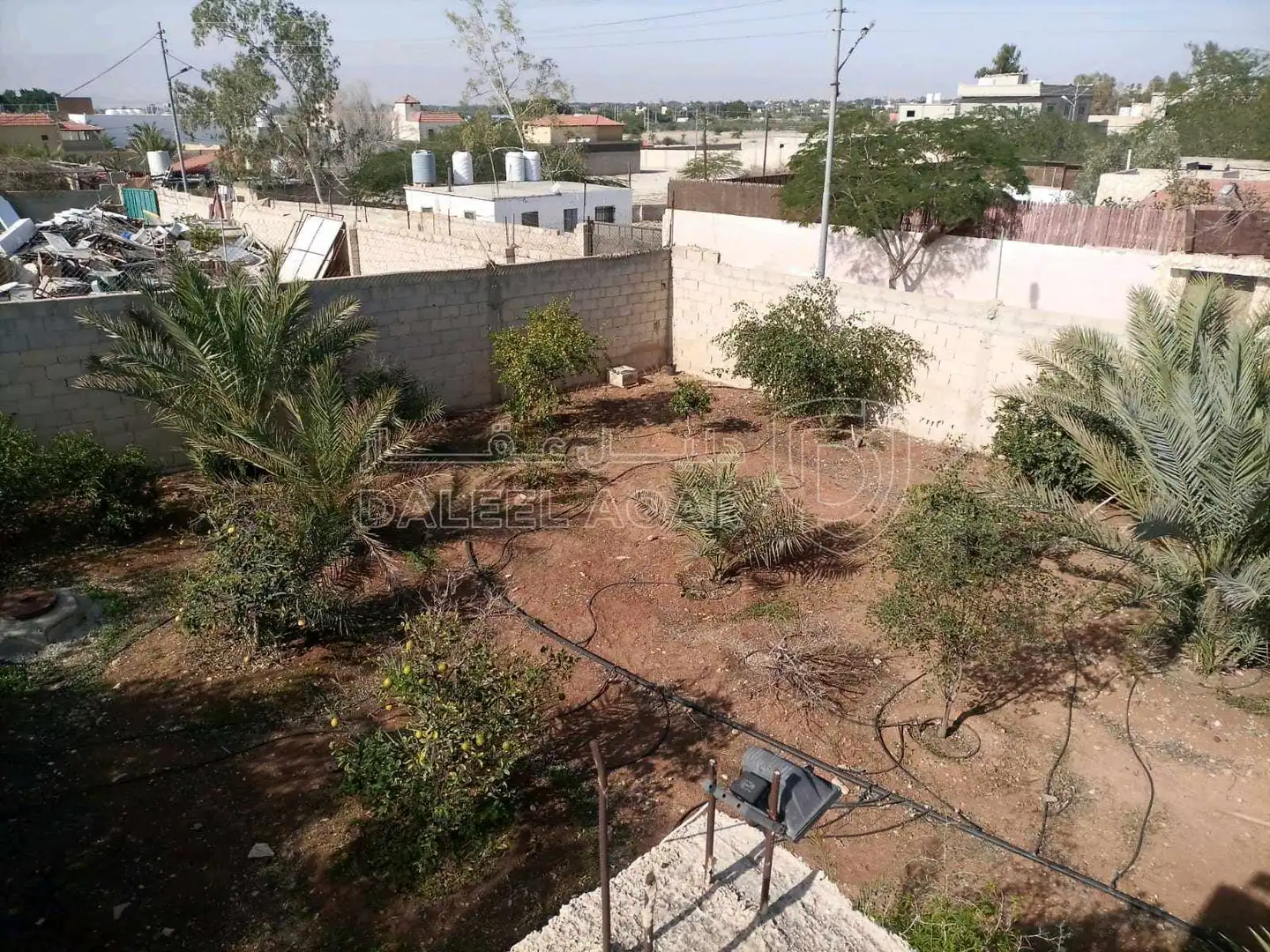 أرض في للبيع قطعتين متجاورتين عليهما سور واحد ٩٧٥ و ٩٧٦ - 50,000 دأ - صورة 1