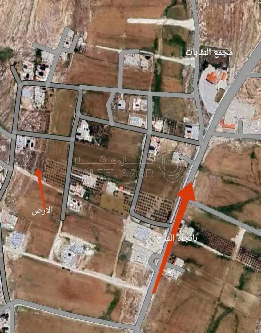 أرض في محافظة الكرك منطقة المرج - 37,000 دأ - صورة 1