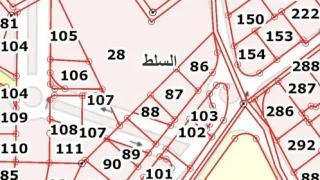 أرض - السلط قرب مستشفى السلط الجديد   - 100000 دأ
