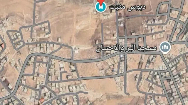 أرض - قرب مسجد البر والاحسان - 16000 دأ