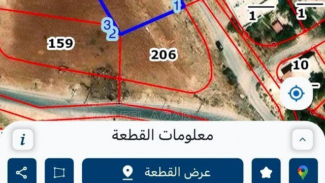 أرض في 📍 مقام يوشع – حوض 32  المساحة: 1008 متر²  - 85,000 دأ - صورة NaN