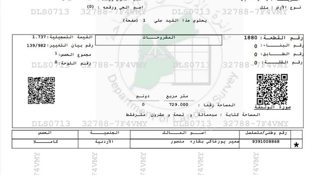 أرض في عمان الصويفيه ما بين البركه مول و الصويفيه فيلج - 800,000 دأ - صورة NaN