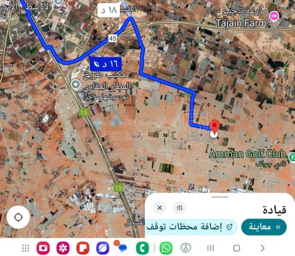 أرض في ارض للبيع في مشروع المهندسين الطنيب جنوب عمان - 50,000 دأ - صورة 1