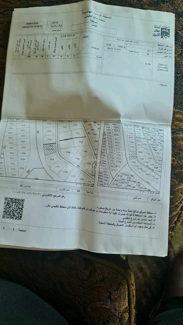 أرض في ارض للبيع في ماركا شارع الرحاب - 150,000 دأ - صورة 1