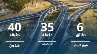 أرض - جسر المطار  - 69000 دأ