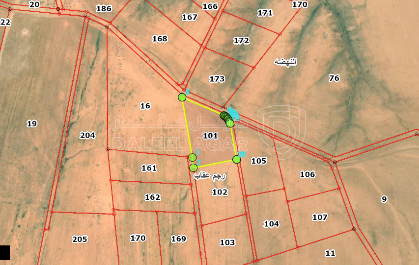 أرض في قرب اثار ام الرصاص - 12,000 دأ - صورة 1