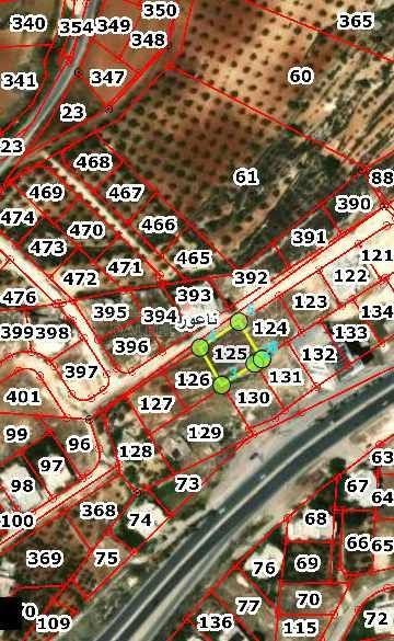 أرض في ناعور اول شارع القدس طريق البحر الميت - 204,000 دأ - صورة 1