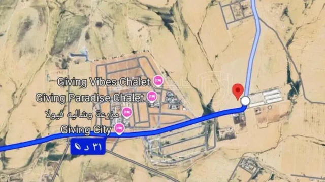 أرض في ارض للبيع المطبه الموقر  - 55,000 دأ - صورة 1
