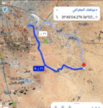 أرض في ارض للبيع المطبه الموقر  - 55,000 دأ - صورة NaN