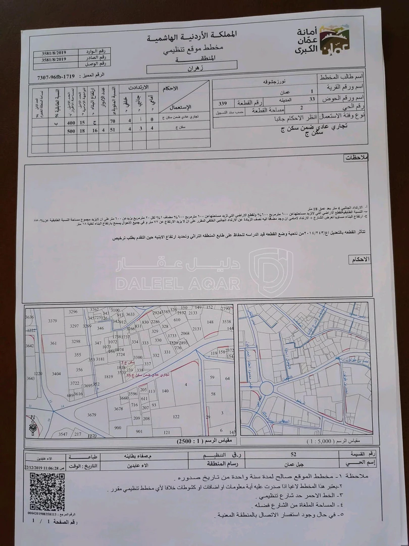 مبنى في جبل عمان، قرب الدوار الاول، شارع ٩ شعبات - 450,000 دأ - صورة 1