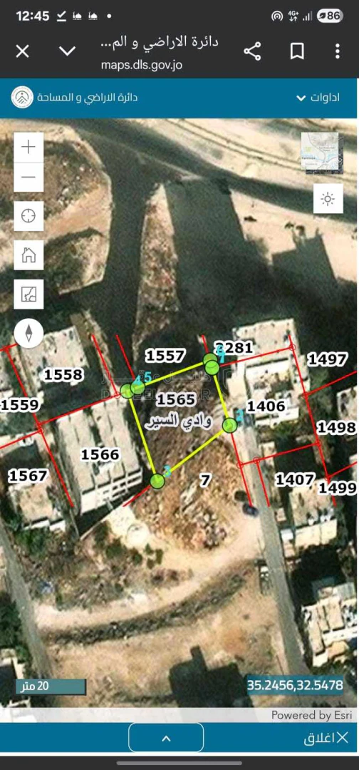 أرض في ارض للبيع في البيادر خلف مركز صحي وادي السير  - 50,000 دأ - صورة 1