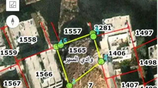 أرض - ارض للبيع في البيادر خلف مركز صحي وادي السير  - 50000 دأ