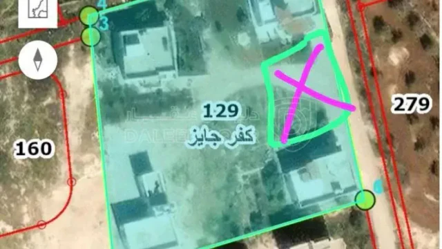 أرض في إربد قرية كفر جايز - 33,000 دأ - صورة 1