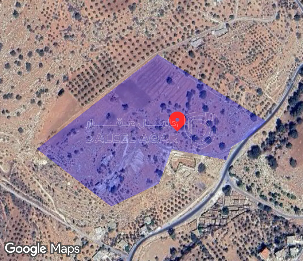 أرض في مرج الحمام - البحاث  - 70,000 دأ - صورة 1