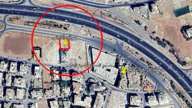 أرض - منطقة ش المطار ضاحية النخيل - 1500000 دأ