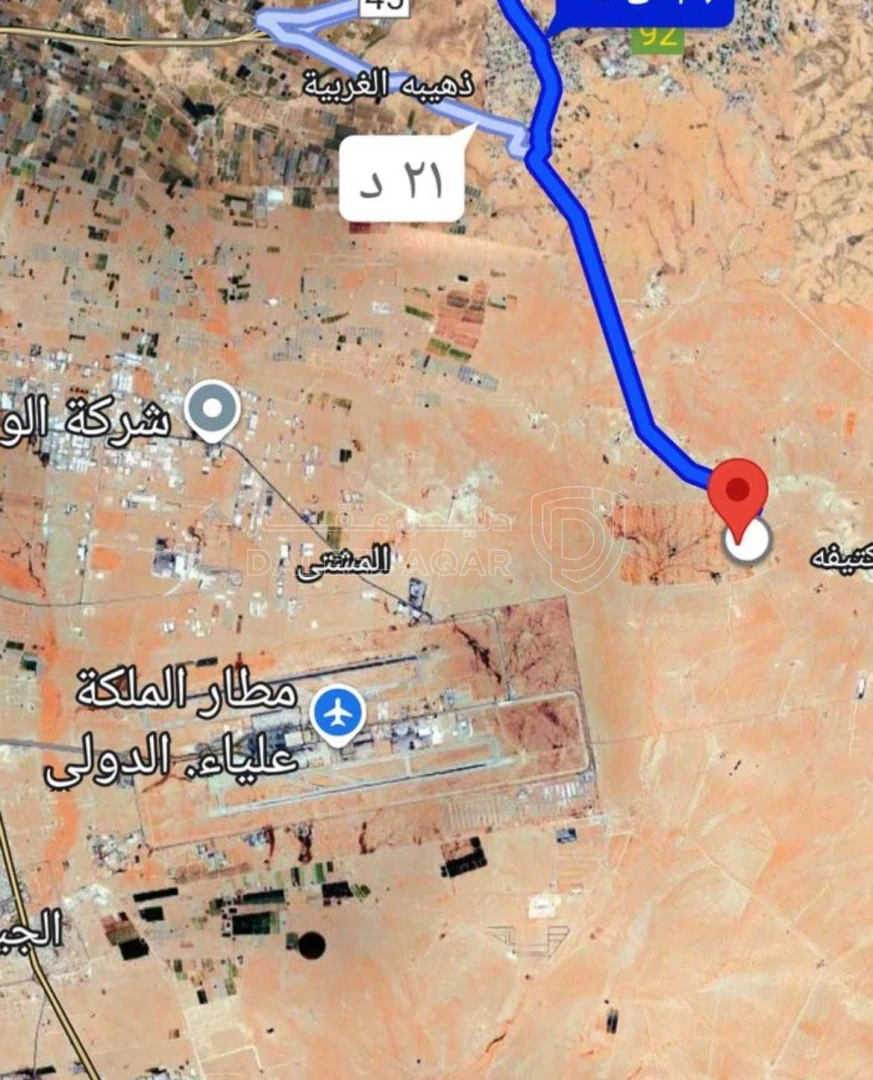 أرض في ارض للبيع قرب مزرعه الاميره مميزه  - 30,000 دأ - صورة 1