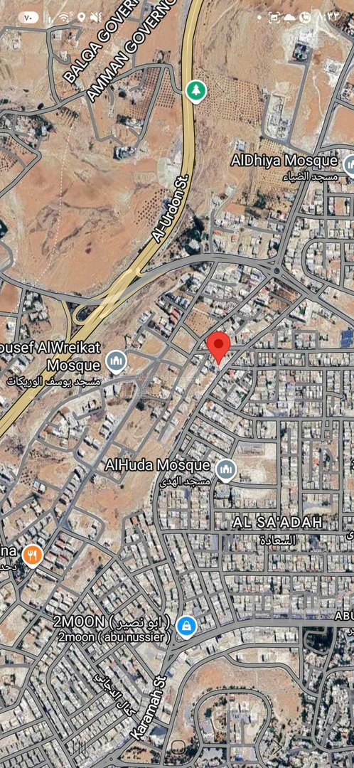 أرض في للبيع ارض ابو نصير مساحتها 563 متر 160 الف اصهي ال - 160,000 دأ - صورة 1