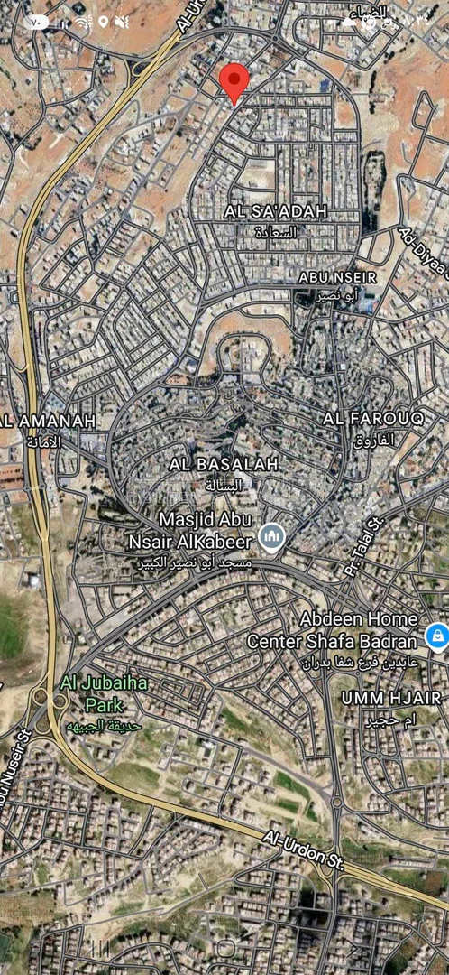 أرض في للبيع ارض ابو نصير مساحتها 563 متر 160 الف اصهي ال - 160,000 دأ - صورة 1