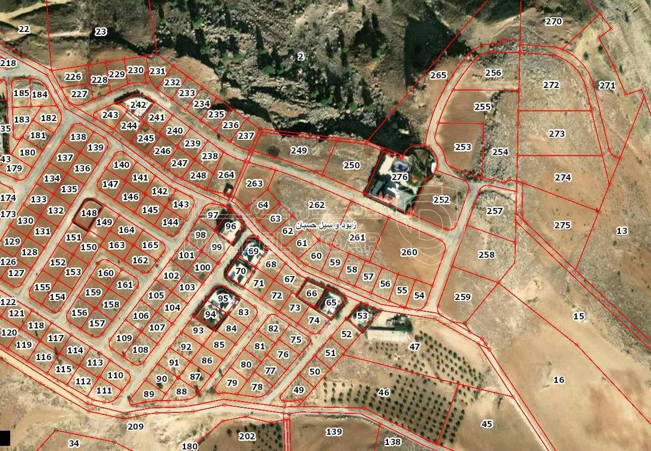أرض في على طريق البحر الميت ومطله ع الشارع  - 200,000 دأ - صورة 1