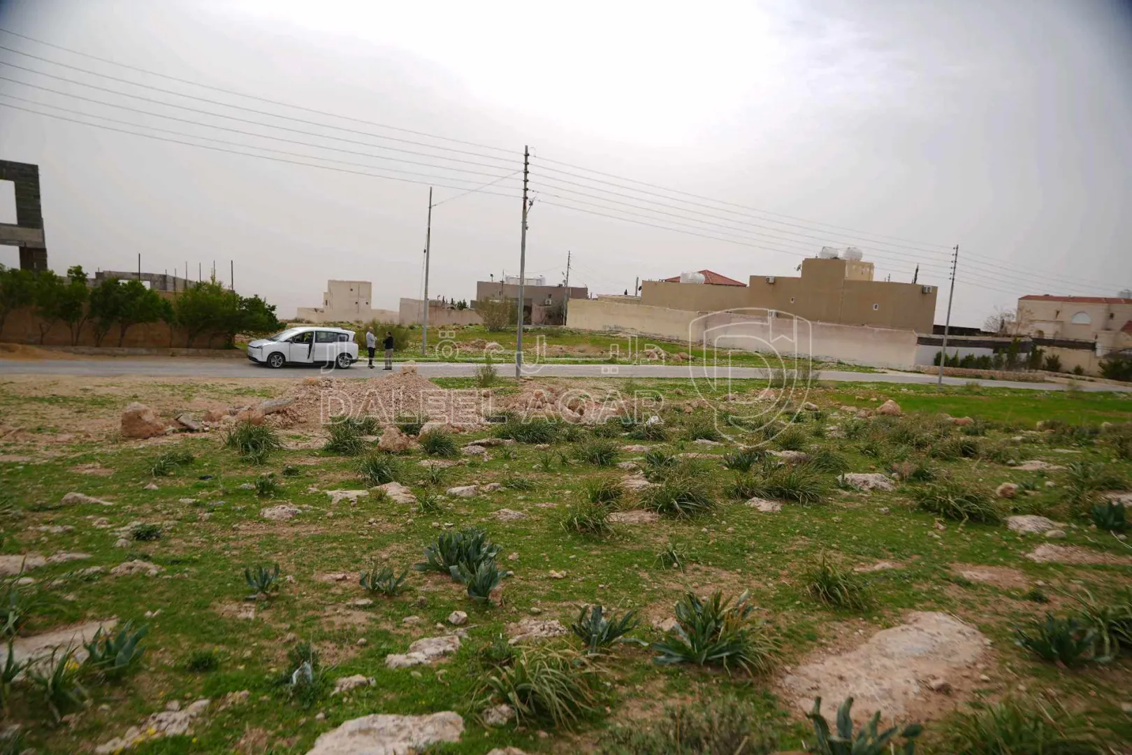 أرض في على طريق البحر الميت ومطله ع الشارع  - 200,000 دأ - صورة 1