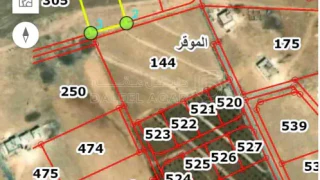 أرض - عمان لواء الموقر المغاير الغربي محافظة العاصمة  - 30000 دأ