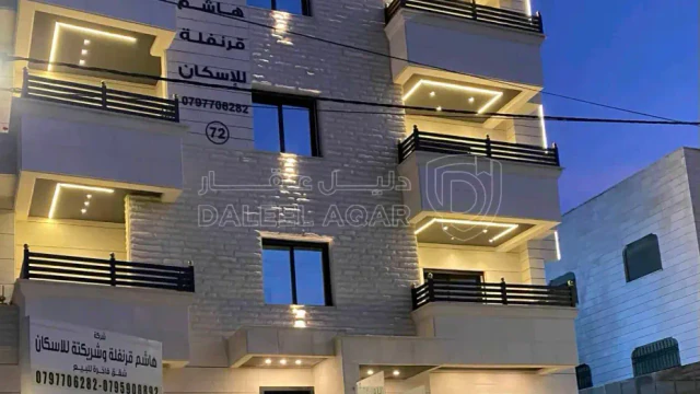 شقة - عمان البنيات مقابل مدارس الحصاد - 65000 دأ