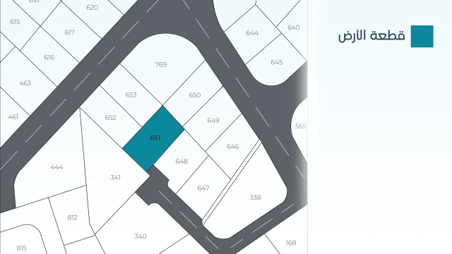 أرض - البنيات بالقرب من شارع البنيات - 92000 دأ