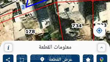 أرض - حي النصر،بالقرب من مسجد الفلاح - 25000 دأ