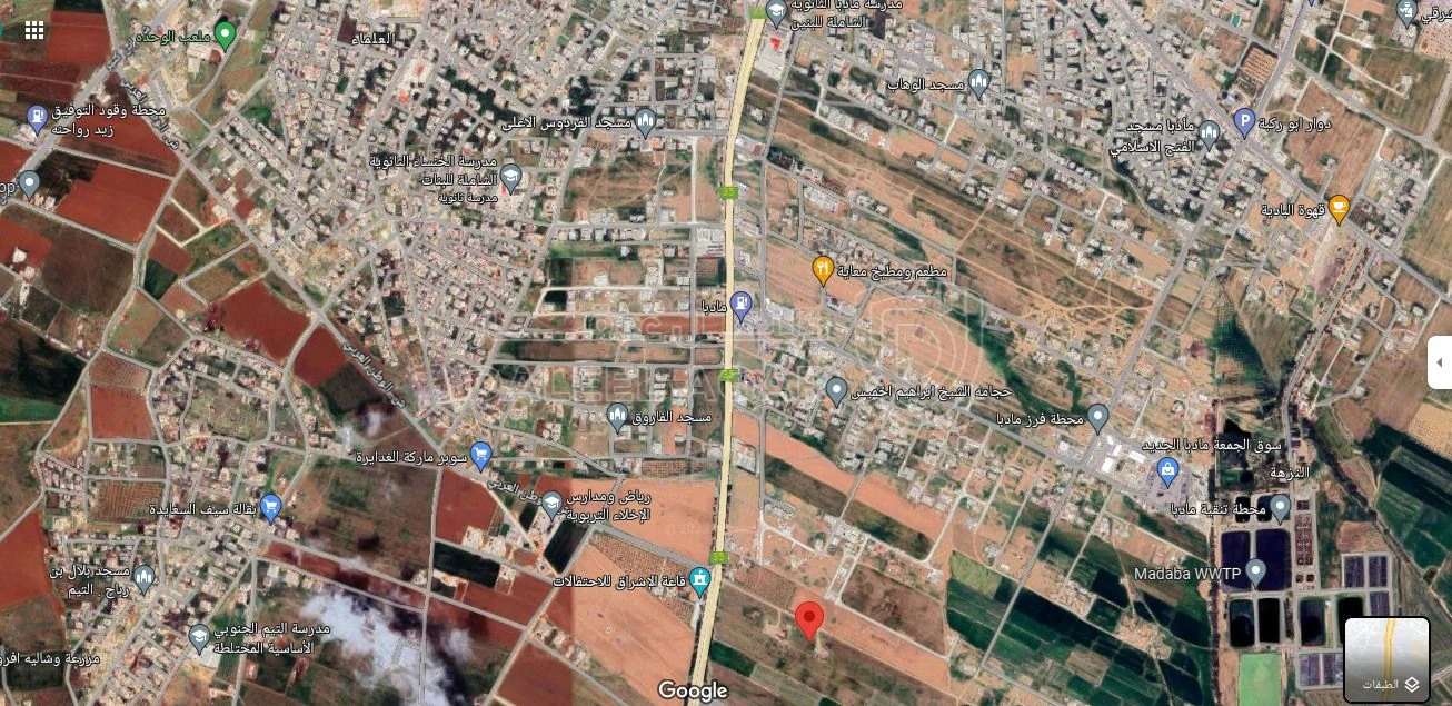 أرض في مأدبا - الدخاخين الجنوبي - 195,000 دأ - صورة 1