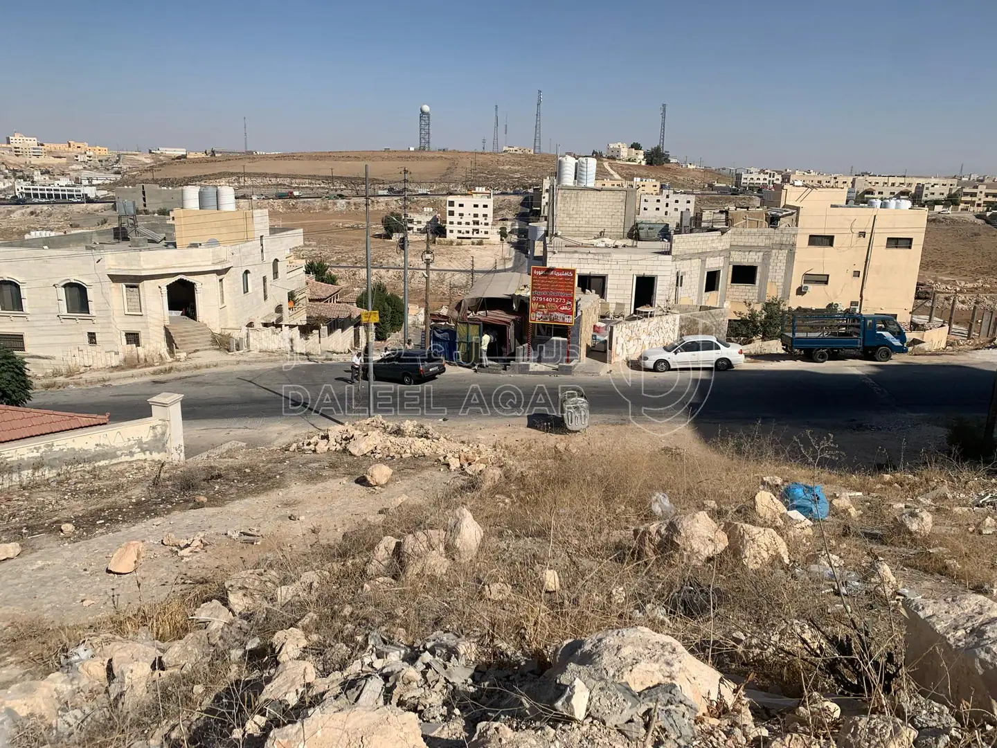 أرض في ابو علندا قرب مسجد عثمان مظعون - 65,000 دأ - صورة 1