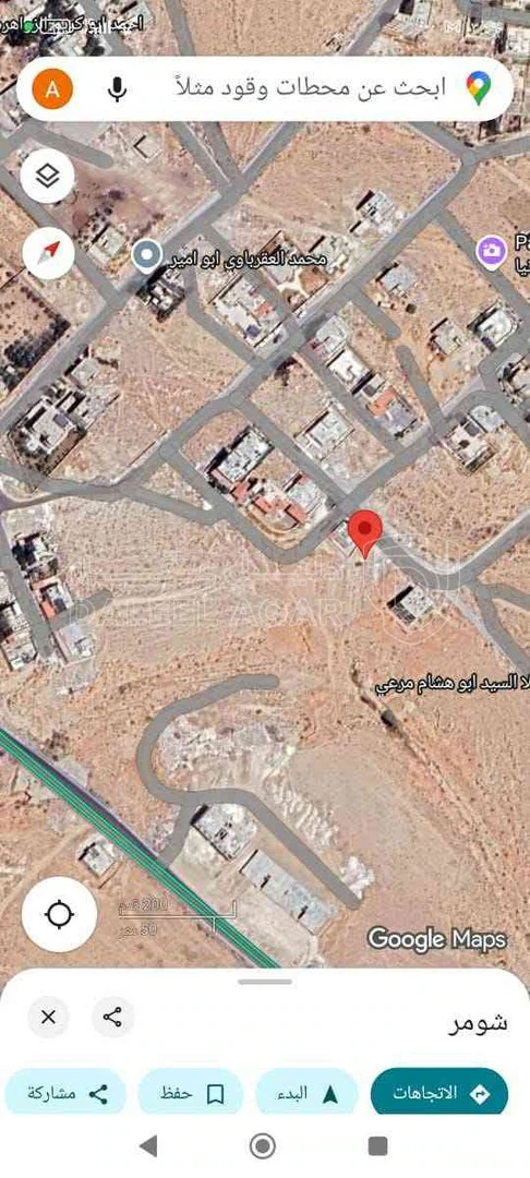 أرض في زرقاء شومر مزرعه رحيل - 15,000 دأ - صورة 1