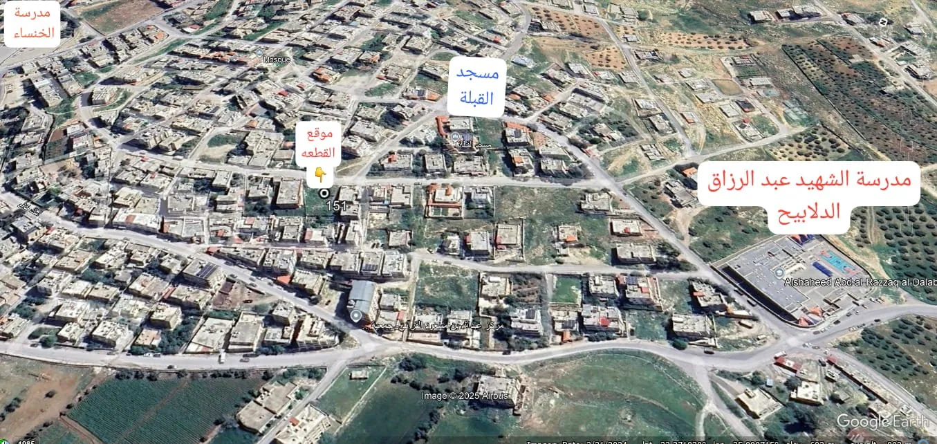 أرض في ارض سكنية مساحة 622م للبيع في جرش - 25,000 دأ - صورة 1