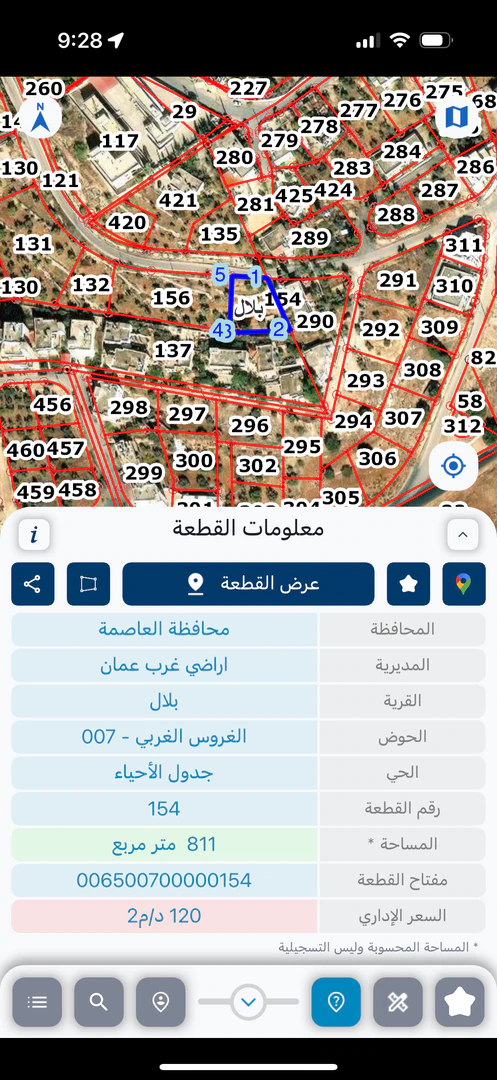 أرض في ارض مرتفعه للبيع بدر الجديدة الغروس   - 360,000 دأ - صورة 1