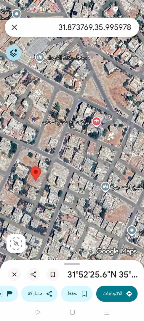 أرض في عمان سحاب الحي الغربي  - 26,000 دأ - صورة 1