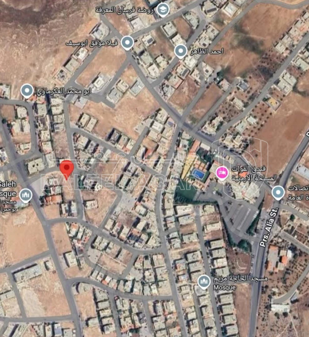 أرض في طبربور  دوار النخيل قرب فندق القوات المسلحة  - 65,000 دأ - صورة 1