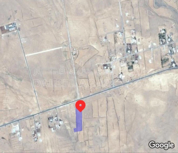 أرض في المفرق لواء البادية الشمالية الشرقية قرية الهاشمية الشرقية طريق عمان بغداد الدولي  - 11,500 دأ - صورة 1