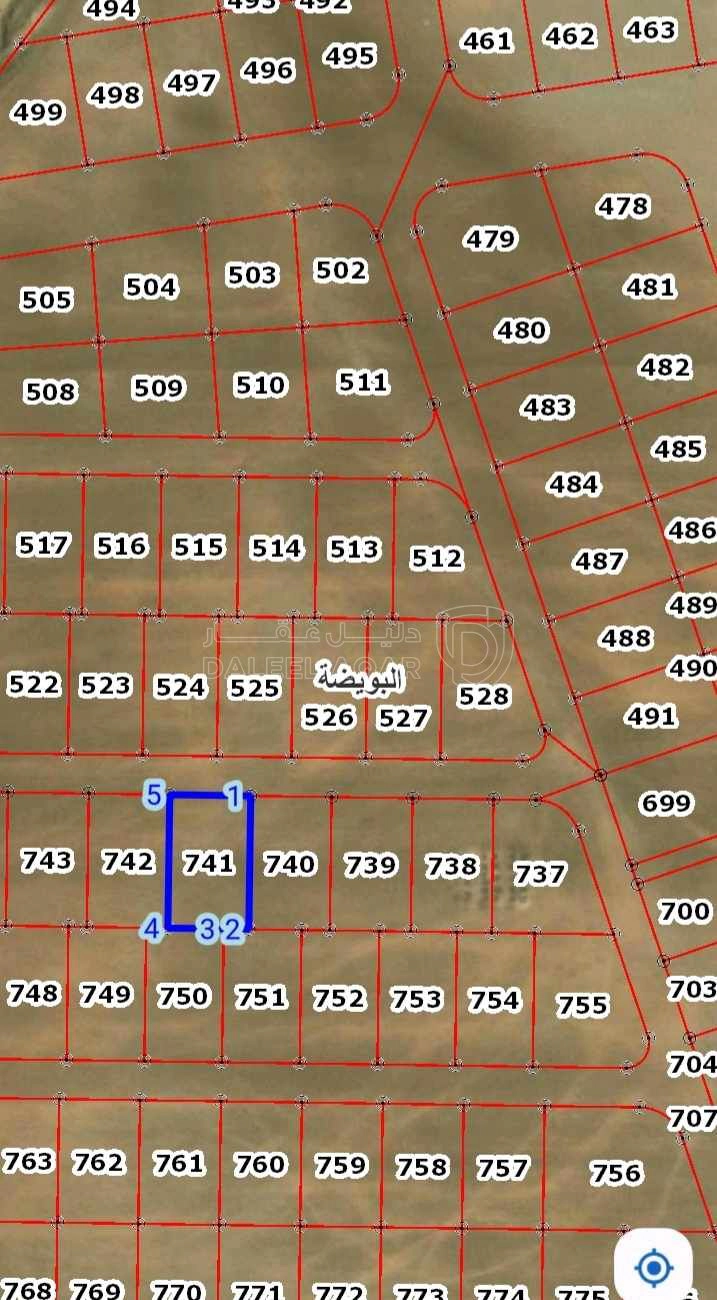 أرض في ارض منظمة قوشان مستقل متر 12 دينار - 12,300 دأ - صورة 1