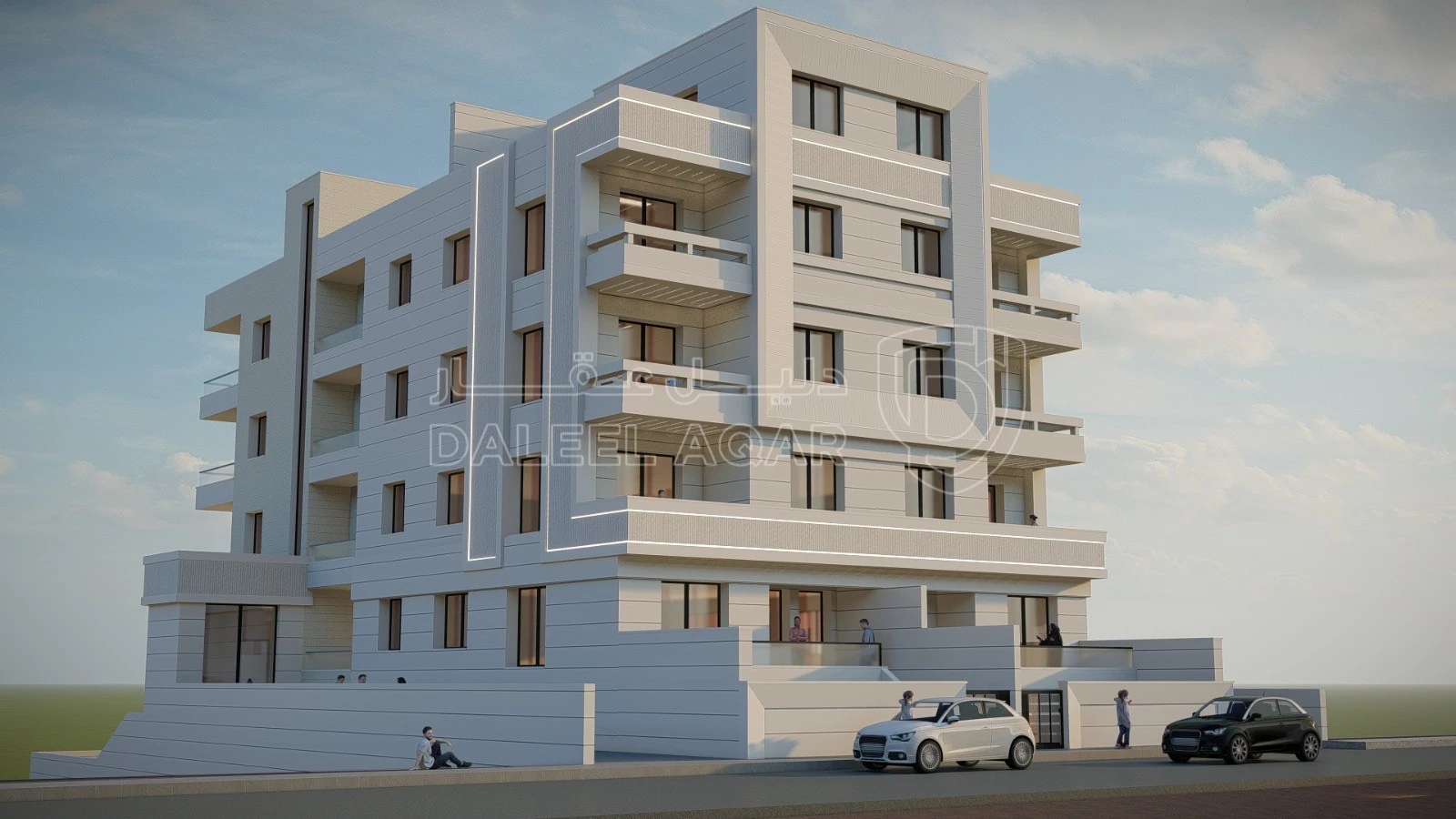 شقة في شقق سكنية للبيع في اجمل مناطق اربد الحيويه - 58,000 دأ - صورة 1