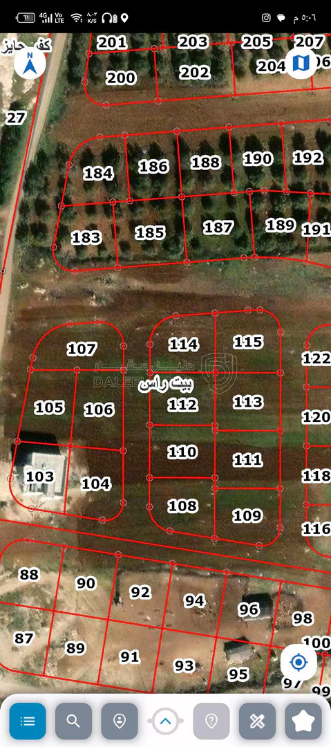 أرض في قطعة ارض للبيع منطقة بيت رأس  - 16,000 دأ - صورة 1