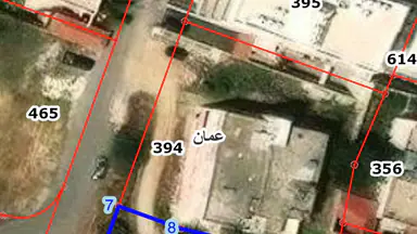 أرض في البنيات جسر مرج الحمام - 262,500 دأ - صورة NaN